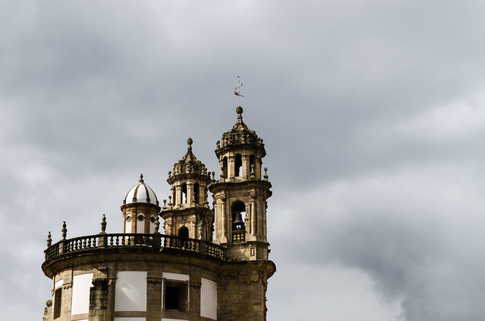 Torres de la capilla de la Peregrina en Pontevedra